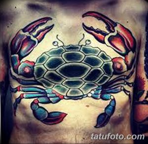 фото тату краб (рак) от 23.10.2017 №086 - tattoo crab (cancer) - tatufoto.com