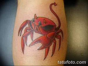 фото тату краб (рак) от 23.10.2017 №092 - tattoo crab (cancer) - tatufoto.com