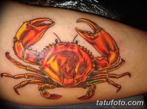 фото тату краб (рак) от 23.10.2017 №093 - tattoo crab (cancer) - tatufoto.com