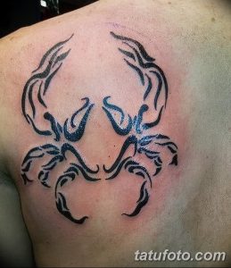 фото тату краб (рак) от 23.10.2017 №098 - tattoo crab (cancer) - tatufoto.com