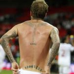 фото Тату Дэвида Бекхэма от 26.11.2017 №004 - Tattoo of David Beckham - tattoo-photo.ru