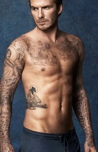 фото Тату Дэвида Бекхэма от 26.11.2017 №011 - Tattoo of David Beckham - tattoo-photo.ru