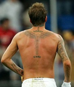 фото Тату Дэвида Бекхэма от 26.11.2017 №018 - Tattoo of David Beckham - tattoo-photo.ru