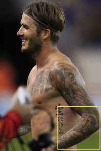 фото Тату Дэвида Бекхэма от 26.11.2017 №032 - Tattoo of David Beckham - tattoo-photo.ru