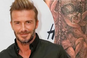 фото Тату Дэвида Бекхэма от 26.11.2017 №035 - Tattoo of David Beckham - tattoo-photo.ru