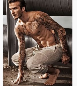 фото Тату Дэвида Бекхэма от 26.11.2017 №042 - Tattoo of David Beckham - tattoo-photo.ru