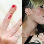 фото Тату Майли Сайрус от 05.12.2017 №063 - Miley Cyrus Tattoo - tattoo-photo.ru