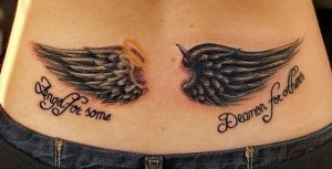 фото тату Крылья от 04.12.2017 №007 - Tattoo Wings - tattoo-photo.ru