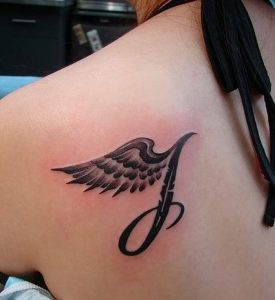 фото тату Крылья от 04.12.2017 №017 - Tattoo Wings - tattoo-photo.ru