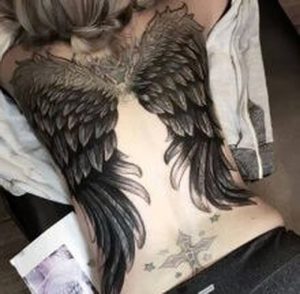 фото тату Крылья от 04.12.2017 №027 - Tattoo Wings - tattoo-photo.ru