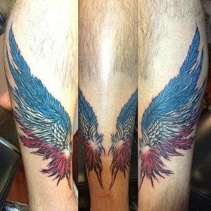 фото тату Крылья от 04.12.2017 №032 - Tattoo Wings - tattoo-photo.ru