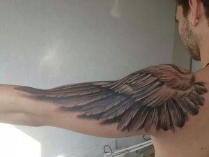 фото тату Крылья от 04.12.2017 №033 - Tattoo Wings - tattoo-photo.ru