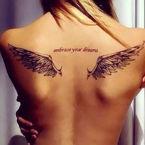 фото тату Крылья от 04.12.2017 №036 - Tattoo Wings - tattoo-photo.ru