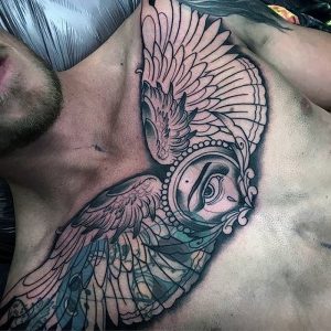 фото тату Крылья от 04.12.2017 №051 - Tattoo Wings - tattoo-photo.ru