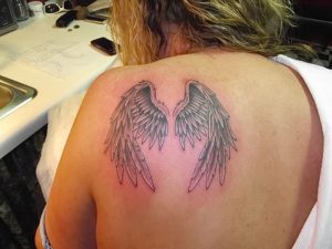фото тату Крылья от 04.12.2017 №052 - Tattoo Wings - tattoo-photo.ru