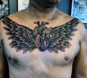 фото тату Крылья от 04.12.2017 №064 - Tattoo Wings - tattoo-photo.ru