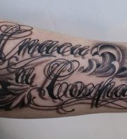 фото тату Спаси и сохрани от 05.12.2017 №002 — tattoo Save and Protect — tattoo-photo.ru