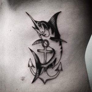 фото тату рыба от 17.11.2017 №118 - fish tattoo - tattoo-photo.ru