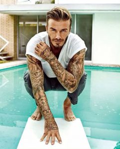 фото Тату Дэвида Бекхэма от 26.11.2017 №001 - Tattoo of David Beckham - tattoo-photo.ru