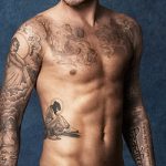 фото Тату Дэвида Бекхэма от 26.11.2017 №011 - Tattoo of David Beckham - tattoo-photo.ru