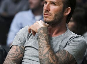 фото Тату Дэвида Бекхэма от 26.11.2017 №015 - Tattoo of David Beckham - tattoo-photo.ru