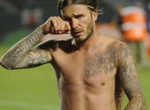 фото Тату Дэвида Бекхэма от 26.11.2017 №037 - Tattoo of David Beckham - tattoo-photo.ru