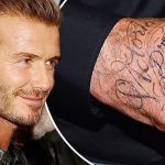 фото Тату Дэвида Бекхэма от 26.11.2017 №040 - Tattoo of David Beckham - tattoo-photo.ru