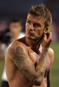 фото Тату Дэвида Бекхэма от 26.11.2017 №052 - Tattoo of David Beckham - tattoo-photo.ru