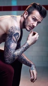 фото Тату Дэвида Бекхэма от 26.11.2017 №053 - Tattoo of David Beckham - tattoo-photo.ru
