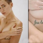 фото Тату Майли Сайрус от 05.12.2017 №020 - Miley Cyrus Tattoo - tattoo-photo.ru
