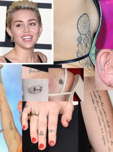 фото Тату Майли Сайрус от 05.12.2017 №021 - Miley Cyrus Tattoo - tattoo-photo.ru