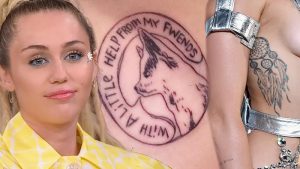 фото Тату Майли Сайрус от 05.12.2017 №035 - Miley Cyrus Tattoo - tattoo-photo.ru
