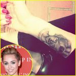 фото Тату Майли Сайрус от 05.12.2017 №059 - Miley Cyrus Tattoo - tattoo-photo.ru