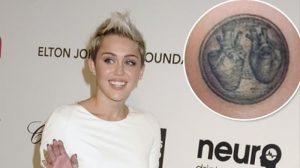фото Тату Майли Сайрус от 05.12.2017 №061 - Miley Cyrus Tattoo - tattoo-photo.ru