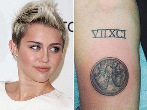 фото Тату Майли Сайрус от 05.12.2017 №071 - Miley Cyrus Tattoo - tattoo-photo.ru