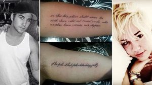 фото Тату Майли Сайрус от 05.12.2017 №072 - Miley Cyrus Tattoo - tattoo-photo.ru