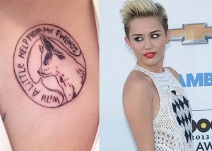 фото Тату Майли Сайрус от 05.12.2017 №081 - Miley Cyrus Tattoo - tattoo-photo.ru