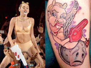 фото Тату Майли Сайрус от 05.12.2017 №085 - Miley Cyrus Tattoo - tattoo-photo.ru