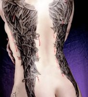 фото тату Крылья от 04.12.2017 №009 — Tattoo Wings — tattoo-photo.ru