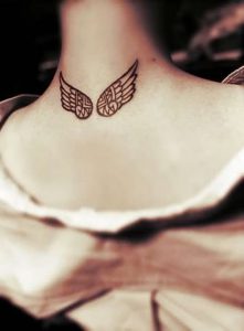 фото тату Крылья от 04.12.2017 №010 - Tattoo Wings - tattoo-photo.ru
