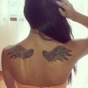 фото тату Крылья от 04.12.2017 №011 - Tattoo Wings - tattoo-photo.ru