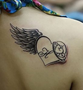 фото тату Крылья от 04.12.2017 №012 - Tattoo Wings - tattoo-photo.ru