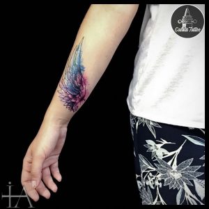 фото тату Крылья от 04.12.2017 №013 - Tattoo Wings - tattoo-photo.ru