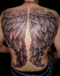 фото тату Крылья от 04.12.2017 №015 - Tattoo Wings - tattoo-photo.ru