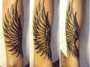 фото тату Крылья от 04.12.2017 №016 - Tattoo Wings - tattoo-photo.ru