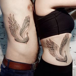 фото тату Крылья от 04.12.2017 №031 - Tattoo Wings - tattoo-photo.ru