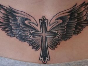 фото тату Крылья от 04.12.2017 №035 - Tattoo Wings - tattoo-photo.ru