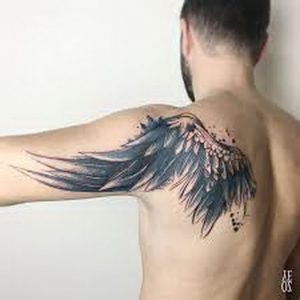 фото тату Крылья от 04.12.2017 №067 - Tattoo Wings - tattoo-photo.ru