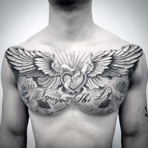 фото тату Крылья от 04.12.2017 №070 - Tattoo Wings - tattoo-photo.ru