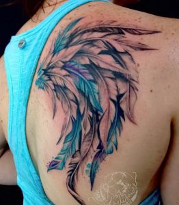 фото тату Крылья от 04.12.2017 №099 - Tattoo Wings - tattoo-photo.ru